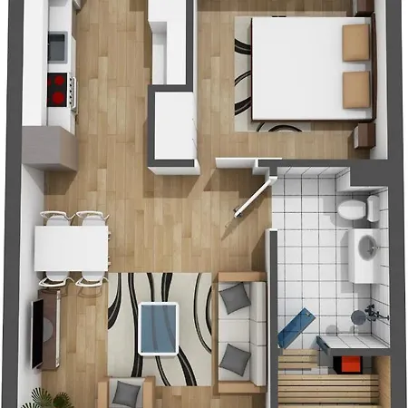 Appartement Levillenet Skistar Superior 1-bedroom